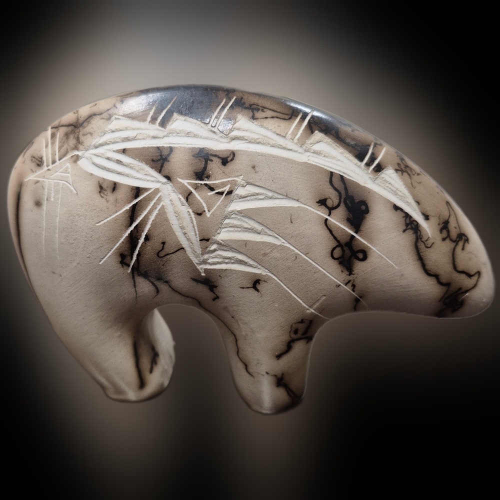 Navajo HORSE HAIR Bear Pottery